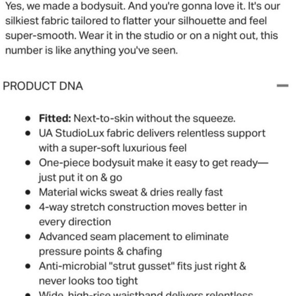 Under Armour Bodysuit - Picture 4 of 4